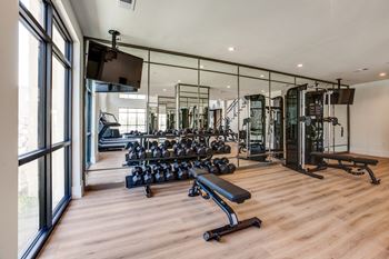 Fitness center plus private fit studios